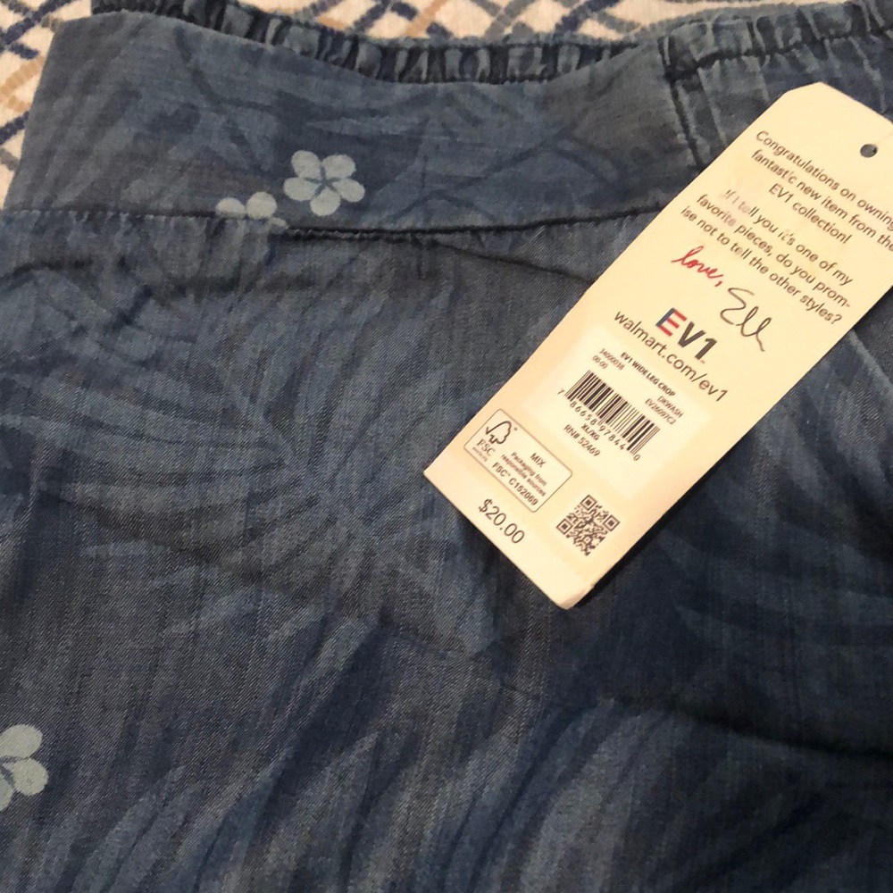 Light denim pants